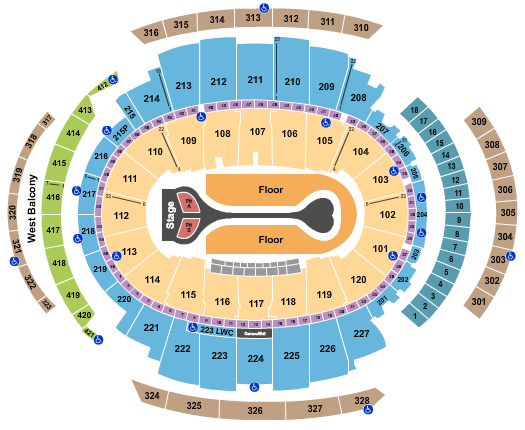 Madison Square Garden Benson Boone Seating Chart